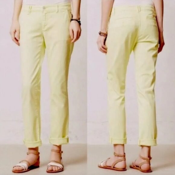 ⭐Pilcro and the Letterpress Chino Hipster Artsy Bohemian Hippie Trendy Boho Pant - Picture 1 of 5